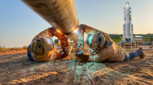 Soudeur sur pipe Fusée ariane 6